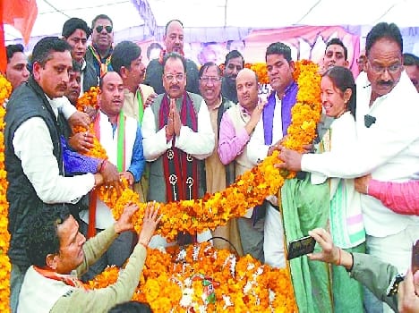 State President welcomes in Ramnagar